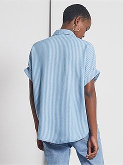 Camisa fluida em lyocell - Kiabi