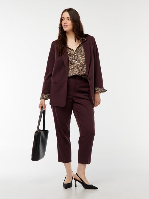 Camisa fluida em malha crepe - Kiabi