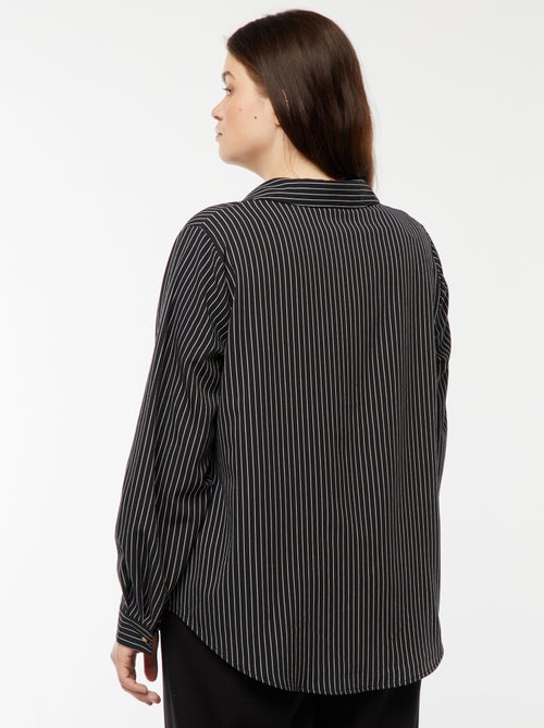 Camisa fluida em malha crepe - Kiabi