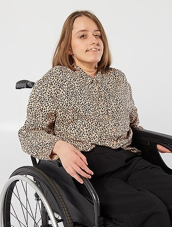 Camisa fluida estampada - coleção fácil de vestir