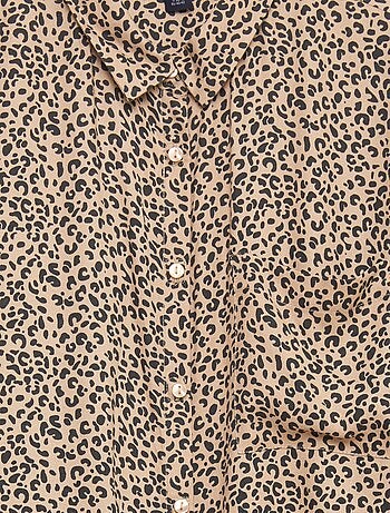 Camisa fluida estampada - coleção fácil de vestir