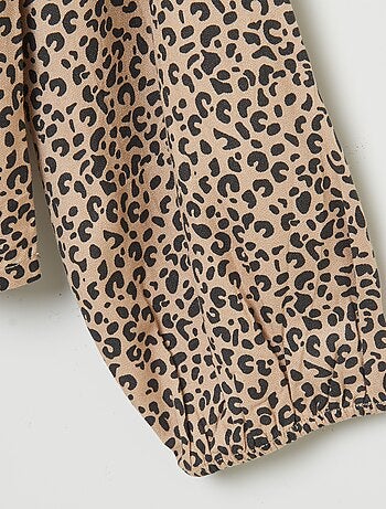 Camisa fluida estampada - coleção fácil de vestir