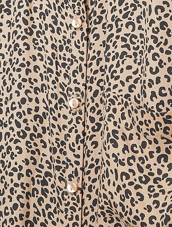 Camisa fluida estampada - coleção fácil de vestir