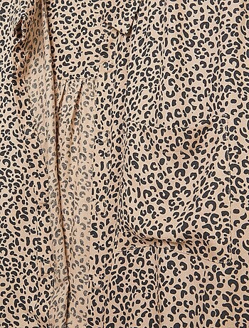 Camisa fluida estampada - coleção fácil de vestir