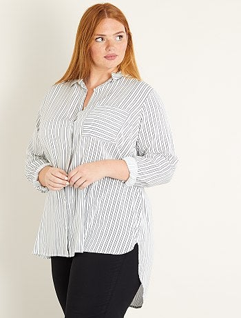 Camisa fluida estampada - Kiabi