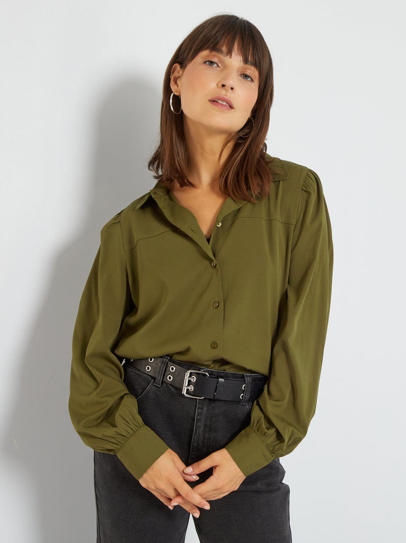 Camisa fluida 'Jacqueline de Yong' CAQUI - Kiabi
