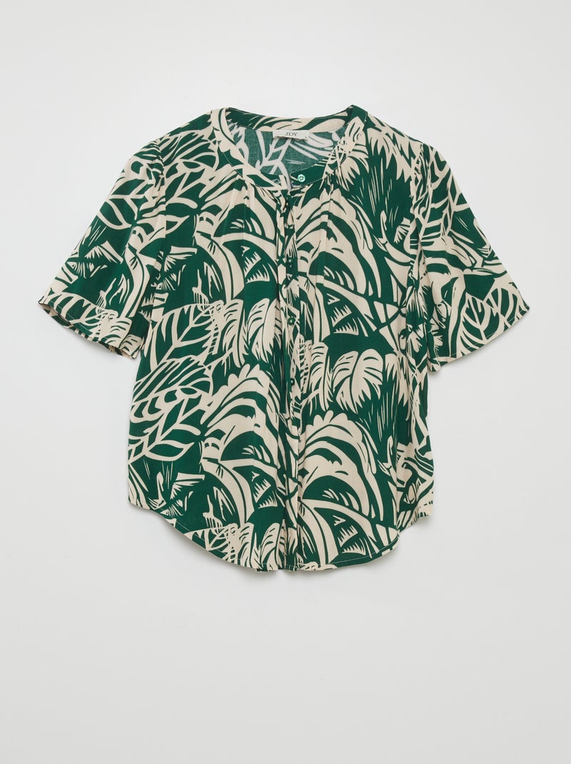 Camisa fluida 'JDY' VERDE - Kiabi