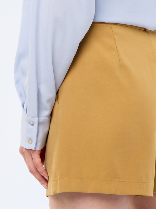 Camisa fluida lisa - Kiabi