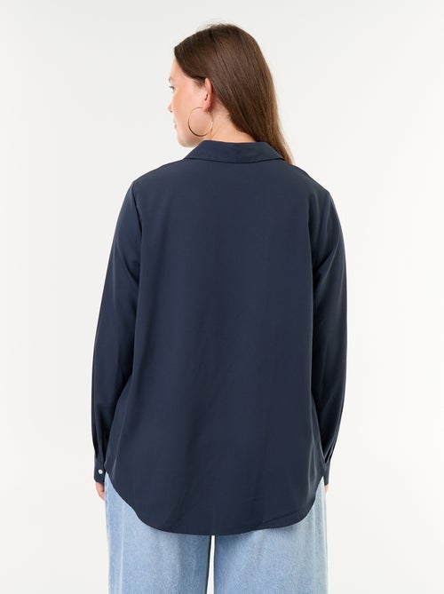 Camisa fluida lisa - Kiabi