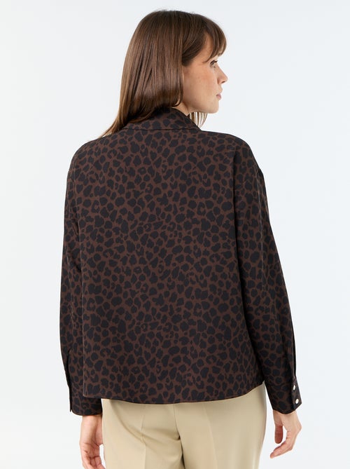 Camisa fluida lisa - Kiabi