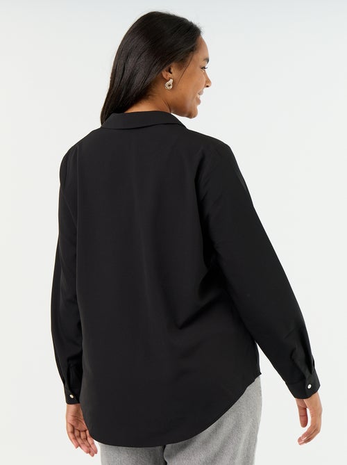 Camisa fluida lisa - Kiabi