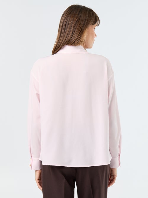 Camisa fluida lisa - Kiabi