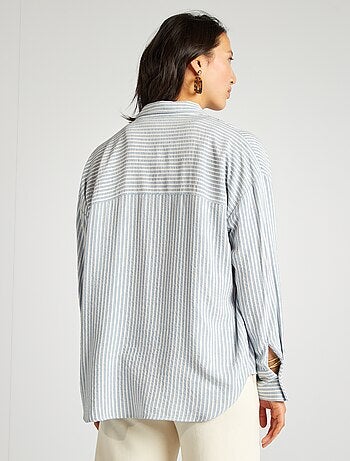 Camisa fluida oversize