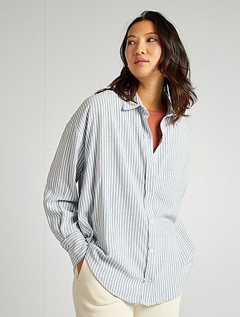 Camisa fluida oversize