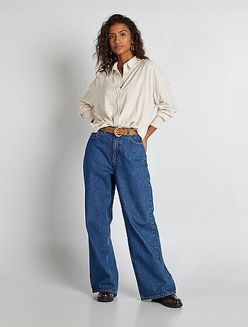 Camisa fluida oversize