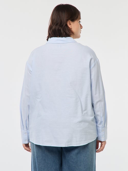 Camisa fluida oxford - Kiabi