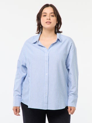 Camisa fluida oxford