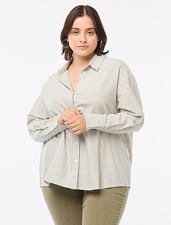 Camisa fluida oxford