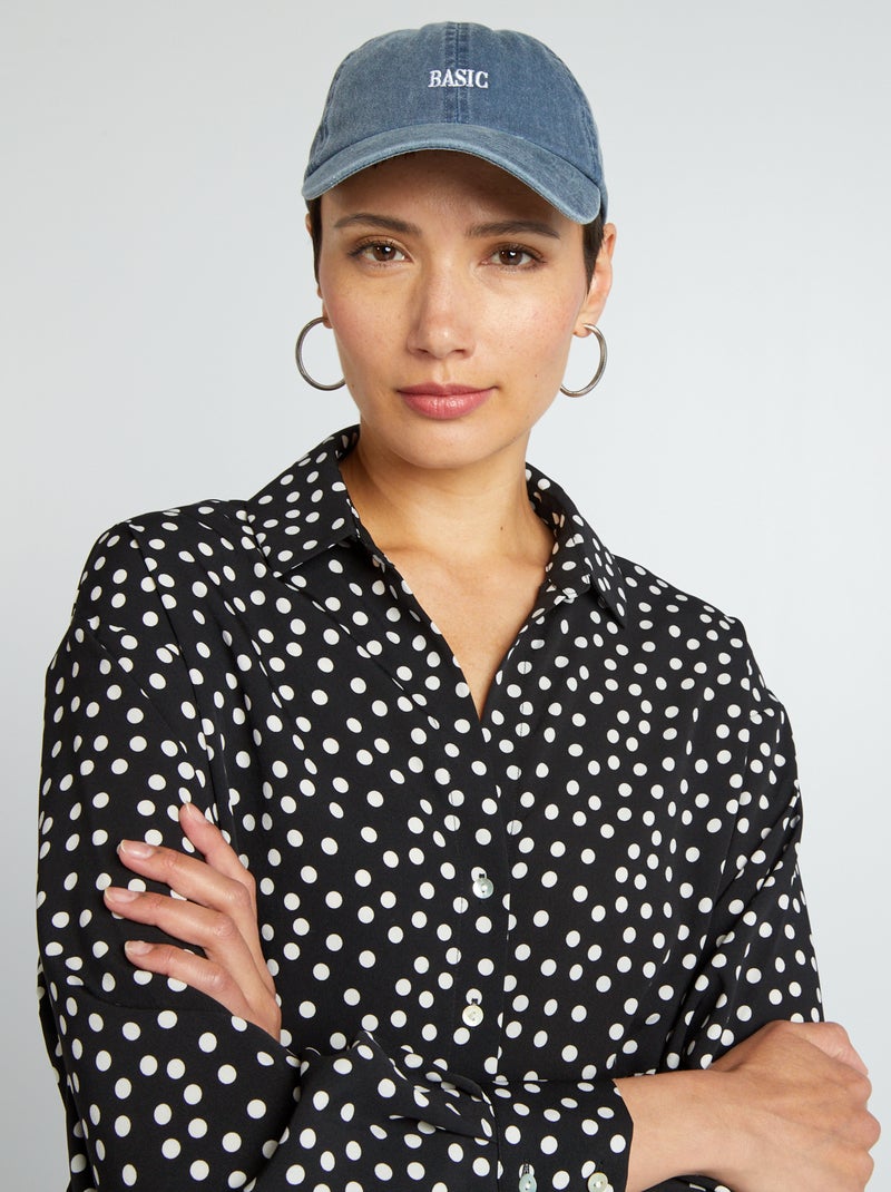 Camisa fluida PRETO - Kiabi
