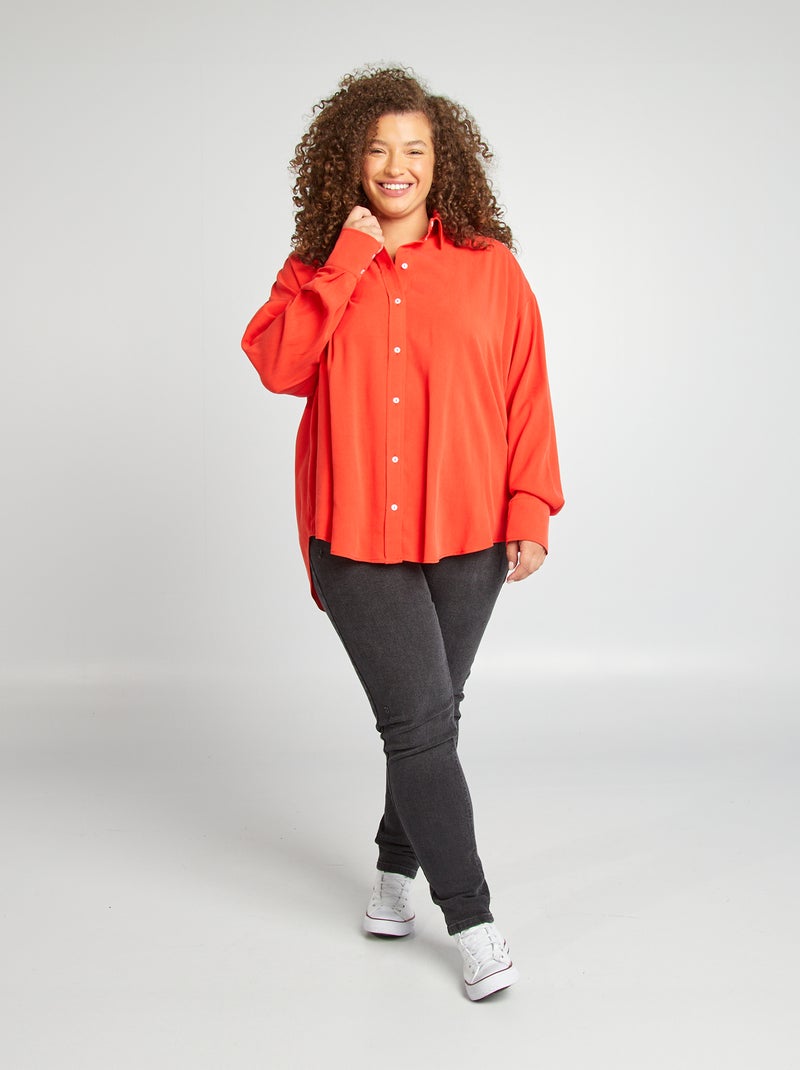 Camisa fluida VERMELHO - Kiabi