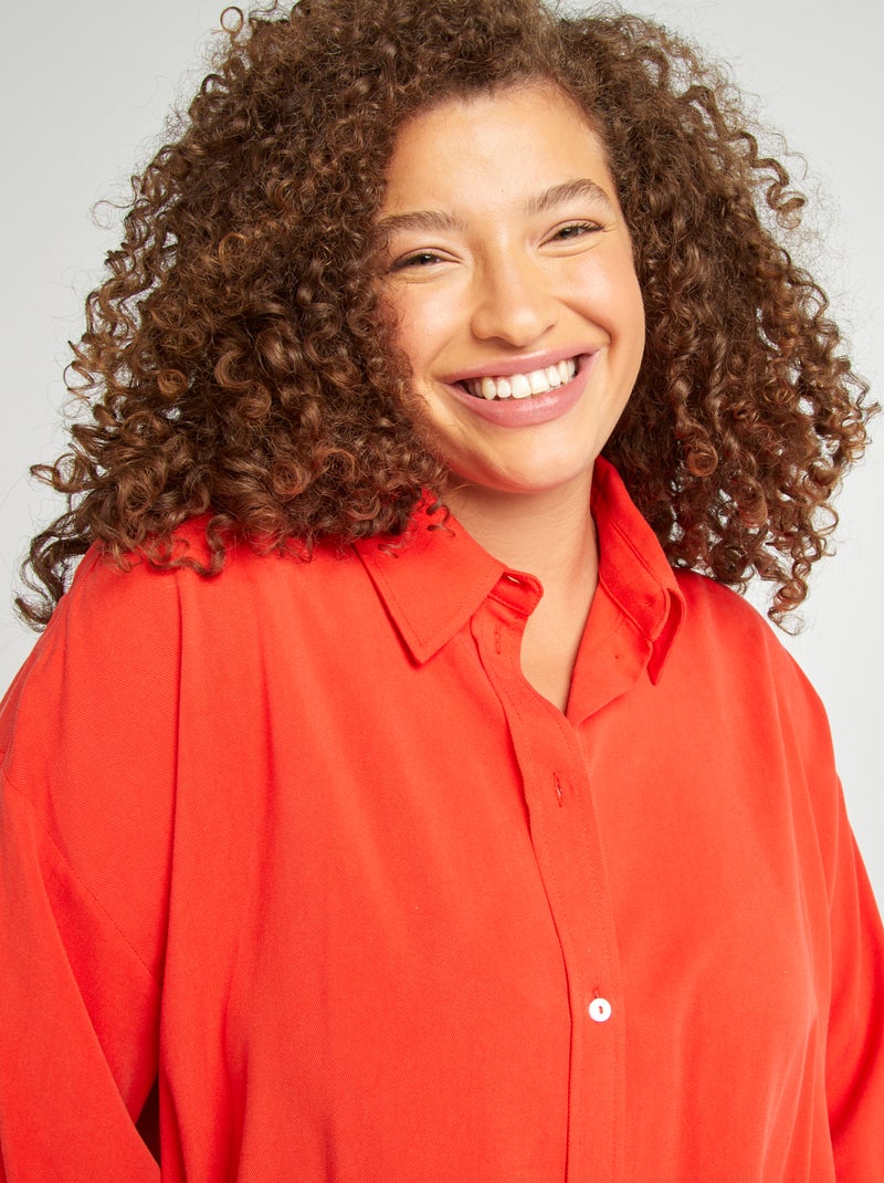 Camisa fluida VERMELHO - Kiabi