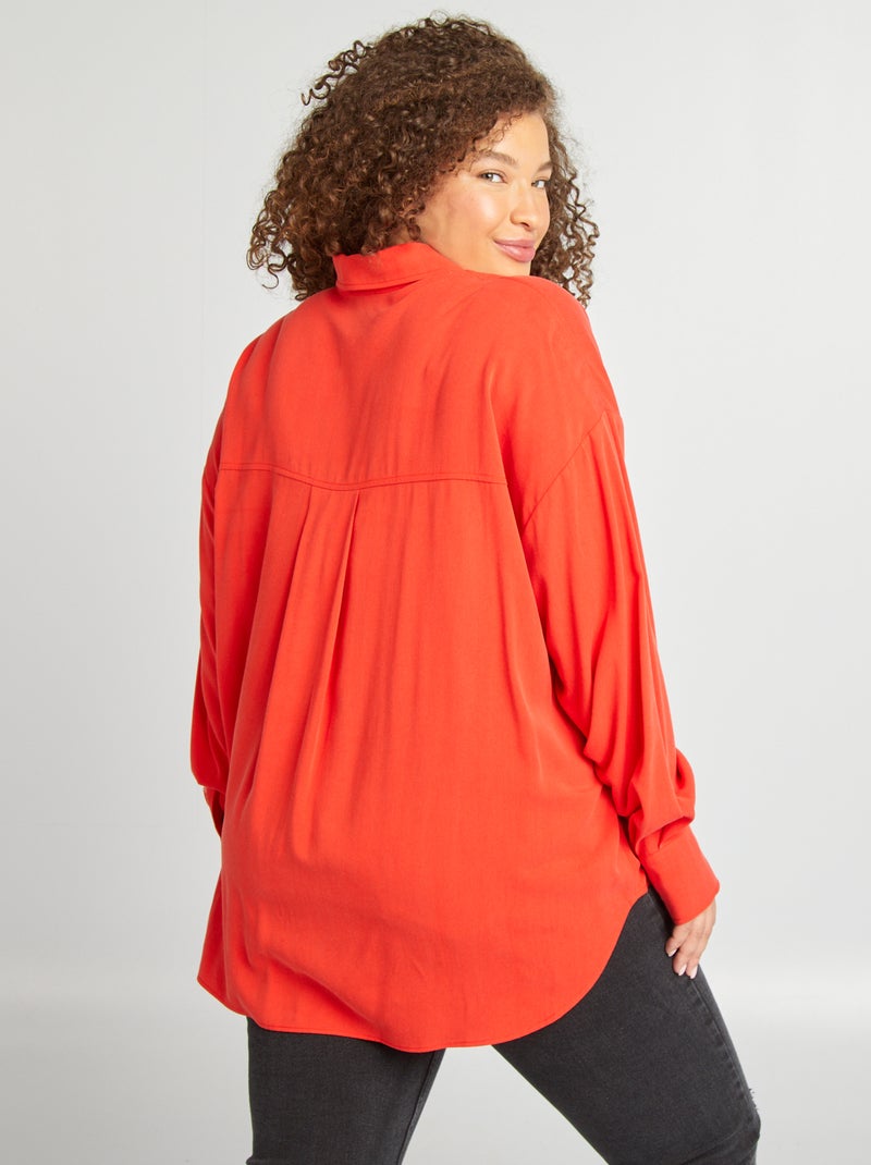 Camisa fluida VERMELHO - Kiabi