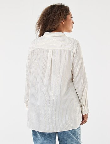 Camisa folgada com riscas 'Veromodacu'