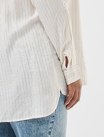 Camisa folgada com riscas 'Veromodacu'