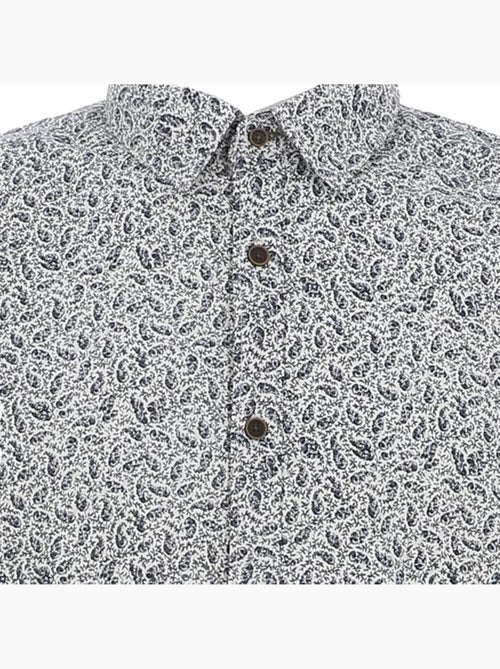 Camisa Homem Teddy Smith Loyd Cru/Marinho - Kiabi