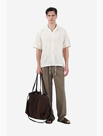 Camisa jacquard de corte regular com padrão paisley giesto