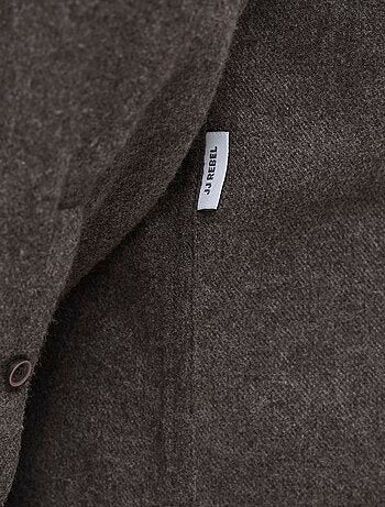 Camisa 'JJrebel' em flanela de algodão