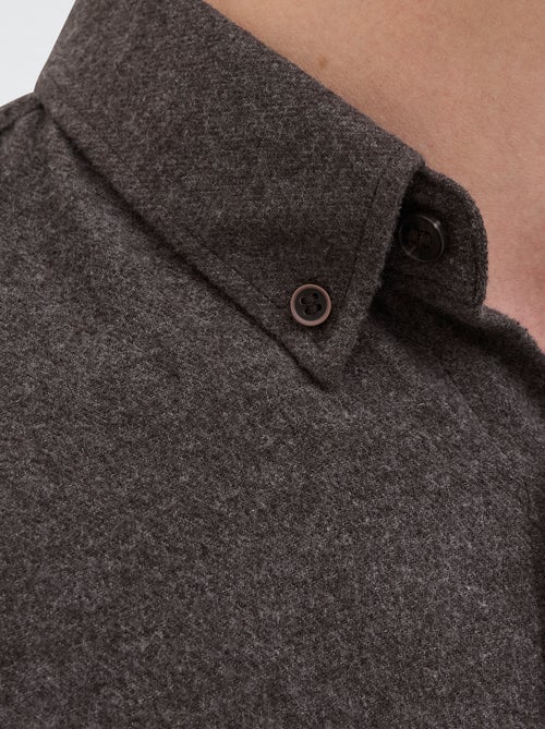 Camisa 'JJrebel' em flanela de algodão - Kiabi