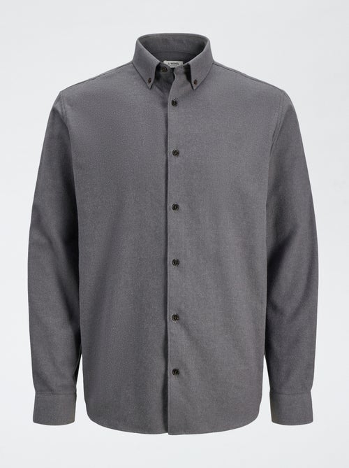 Camisa 'JJrebel' em flanela de algodão - Kiabi