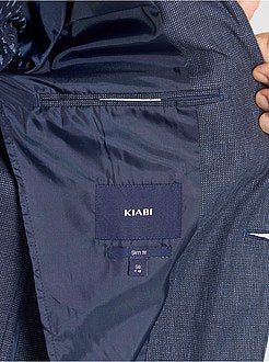 Camisa justa em linho e algodão - Kiabi