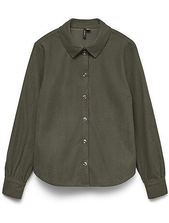 Chemise Castanha Vero Moda Callie para Mulher