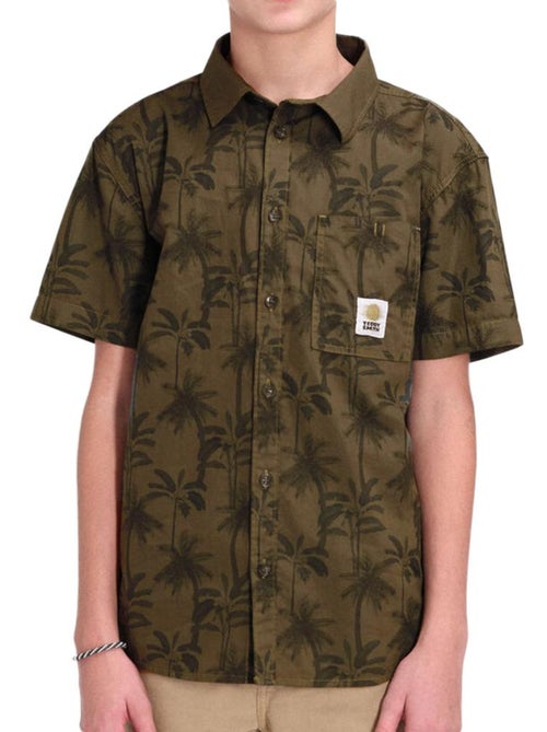 Camisa Kaki de Manga Curta para Rapaz Teddy Smith Hook - Kiabi Camisa Kaki de Manga Curta para Rapaz Teddy Smith Hook - Kiabi