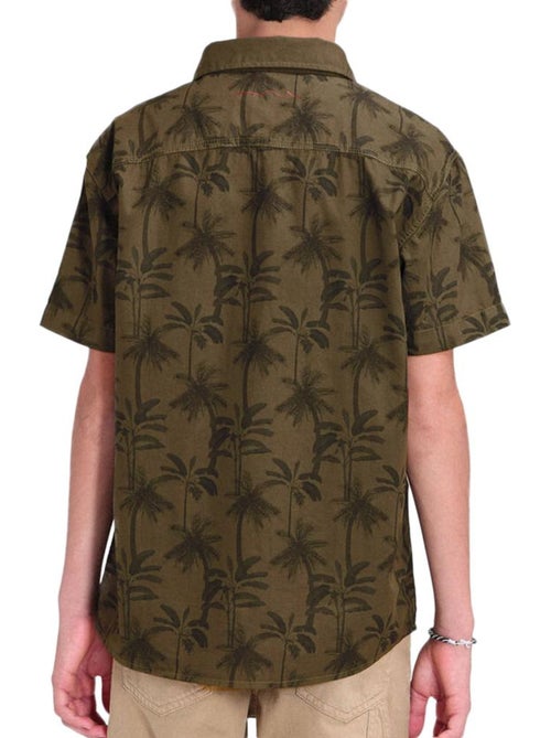 Camisa Kaki de Manga Curta para Rapaz Teddy Smith Hook - Kiabi Camisa Kaki de Manga Curta para Rapaz Teddy Smith Hook - Kiabi