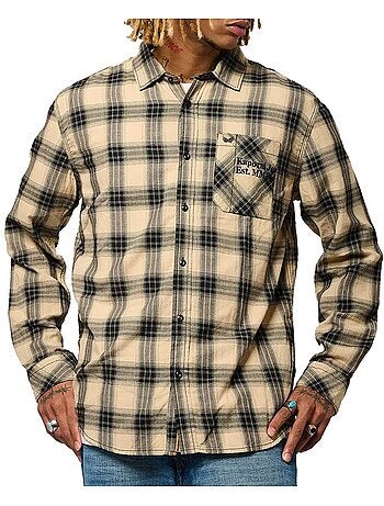 Camisa Kaporal BERCO para Homem Preta/Bege