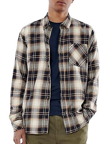 Camisa Kaporal CASEYH para Homem Castanha/Azul-Marinho