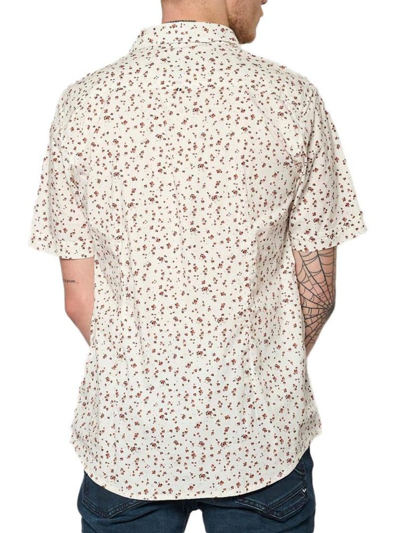 Camisa Kaporal KEVASH Branca/Vermelha para Homem Branco - Kiabi