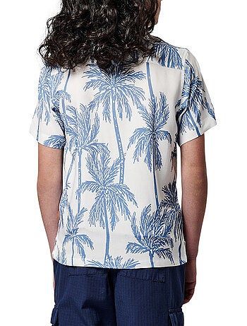 Camisa Kaporal Osca para Menino, Branca e Azul