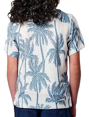 Camisa Kaporal Osca para Menino, Branca e Azul