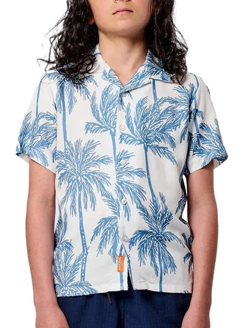 Camisa Kaporal Osca para Menino, Branca e Azul - Kiabi Camisa Kaporal Osca para Menino, Branca e Azul - Kiabi