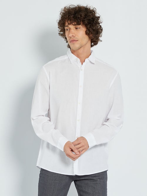 Camisa leve em algodão - Kiabi