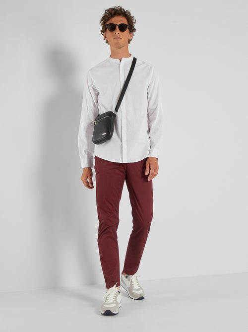 Camisa leve lisa - Kiabi