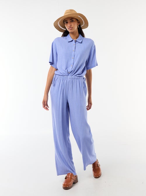 Camisa lisa de manga curta - Kiabi