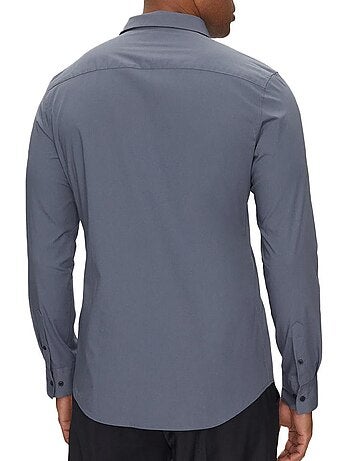 Camisa Masculina Calvin Klein Jeans Cinzento Escuro Sólida