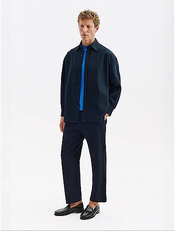 Camisa masculina de algodão e lycra giesto