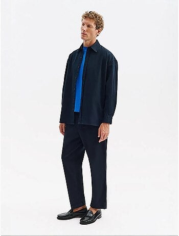 Camisa masculina de algodão e lycra giesto