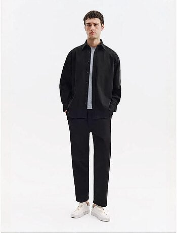 Camisa masculina de algodão e lycra giesto